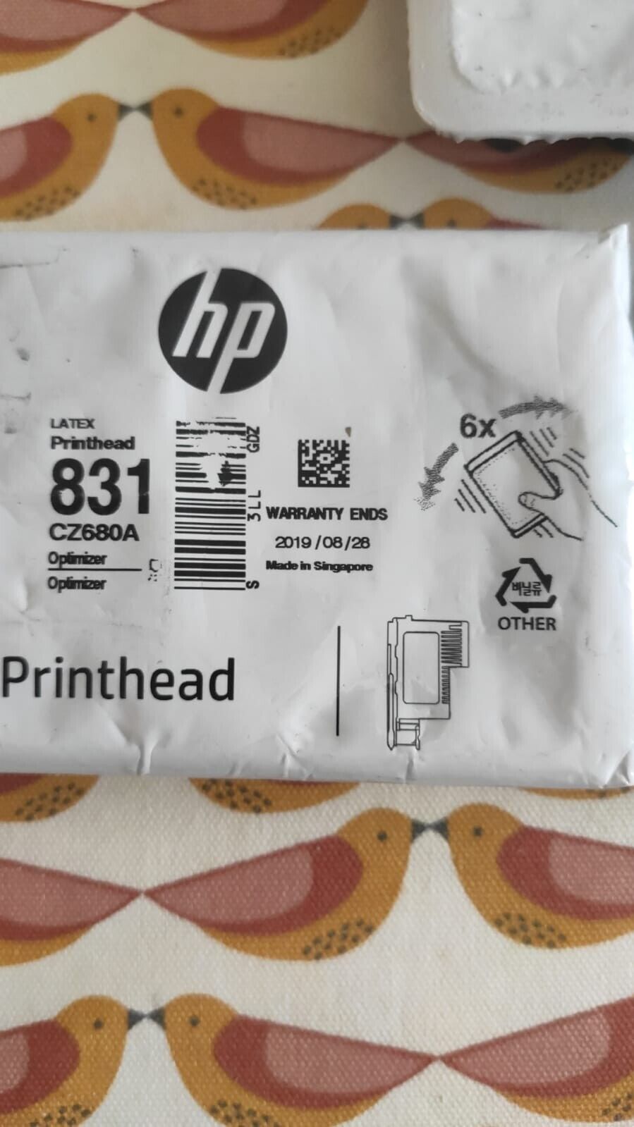 3x Genuine HP 831 Printheads (2x CZ679A + 1x CZ680A) FREE UK DELIVERY! VAT inc.