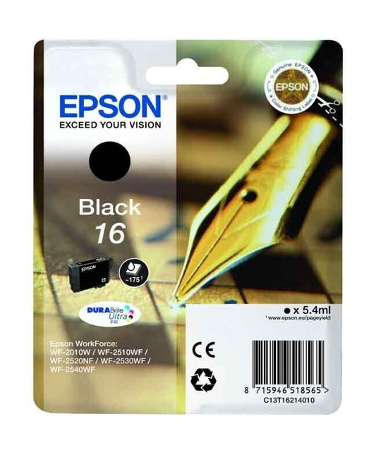 Genuine Epson 16 Yellow ink cartridges (T1626) - FREE UK DELIVERY!