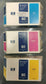 Genuine lot of HP 80 ink cartridges 350ML C4871A C4846A C4847A C4848A - VAT inc.