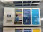 Genuine lot of HP 81 Printhead and Cleaners (C4950-C4955A) - VAT included
