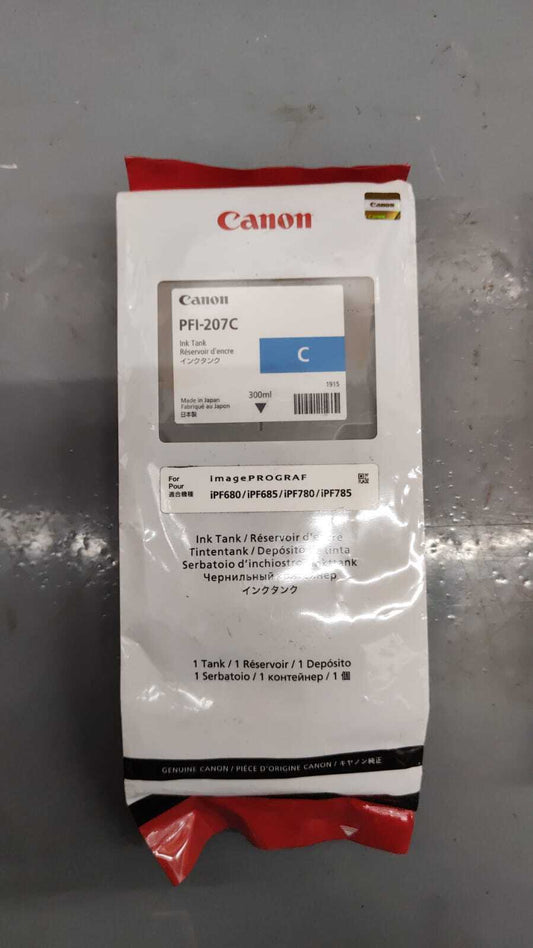 Genuine Canon PFI-207 ink cartridges lot (300ml) - FREE UK DELIVERY - VAT inc.