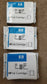Genuine HP 85 Cyan, Magenta & Yellow ink cartridges - C9425A/26A/27A - VAT inc.