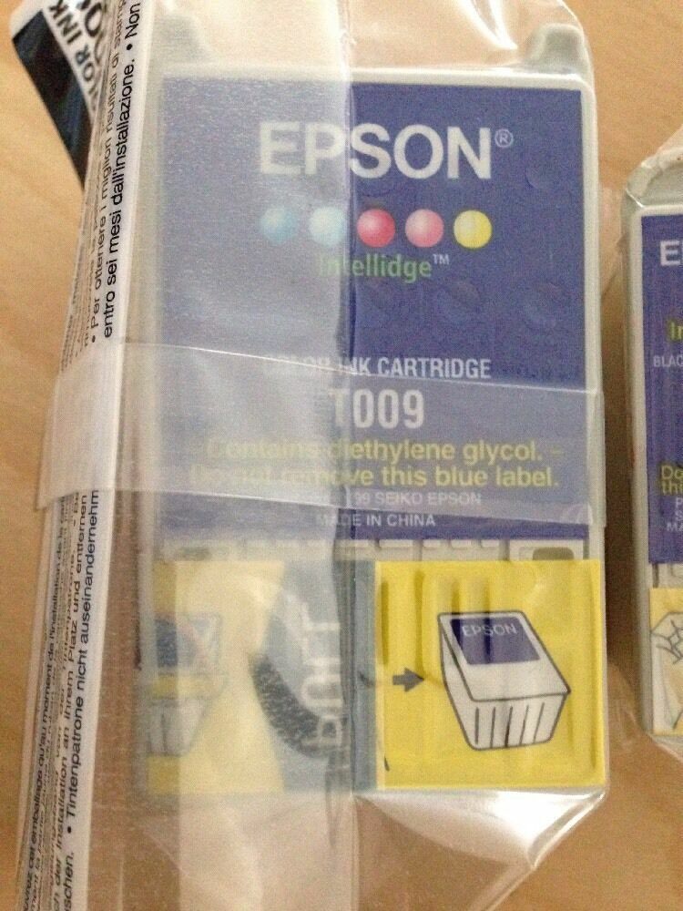 Genuine Epson T007 + T009 Ink Cartridges Multipack C13T00740110 / C13T00940110