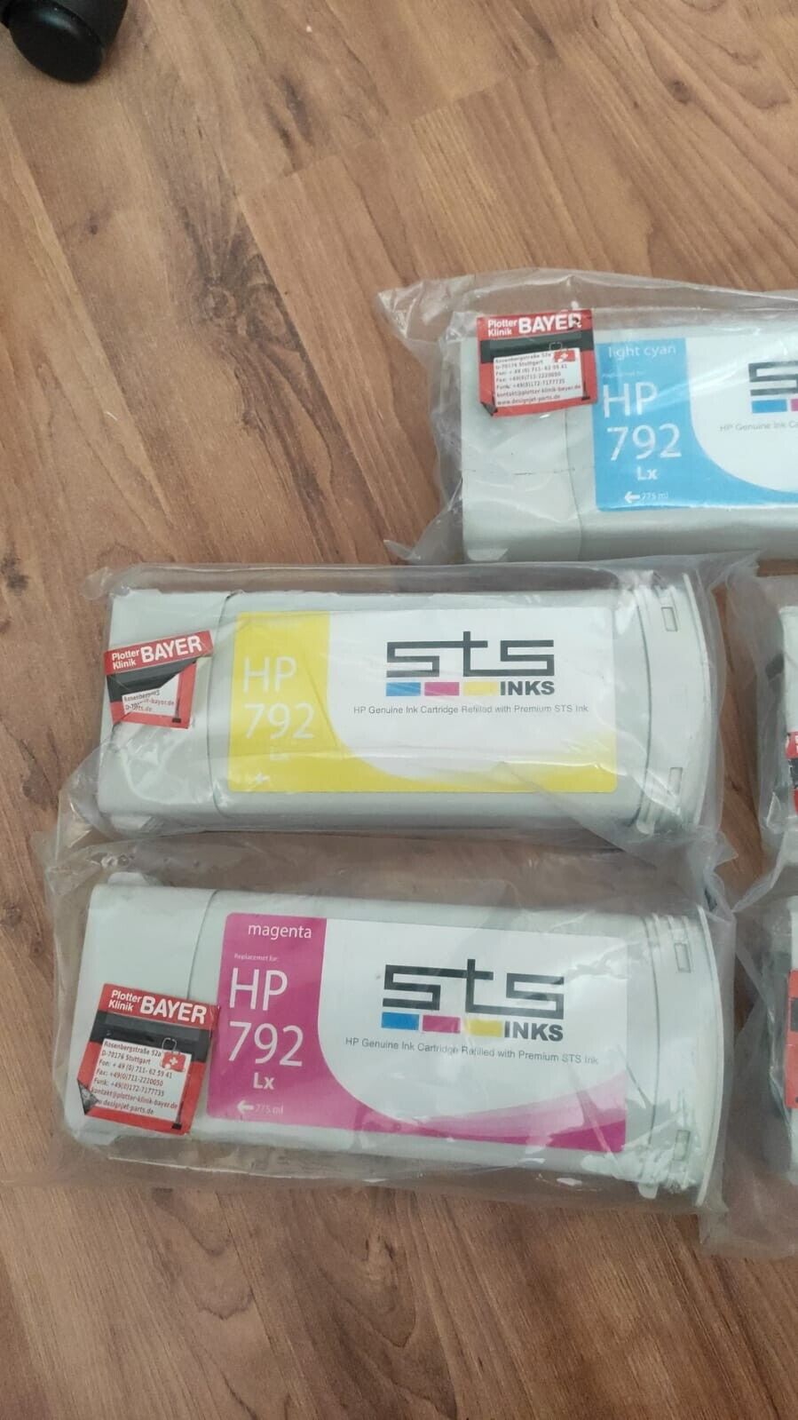 5x Refilled 792 Ink Cartridges for HP L25500 Latex - FREE UK DELIVERY!