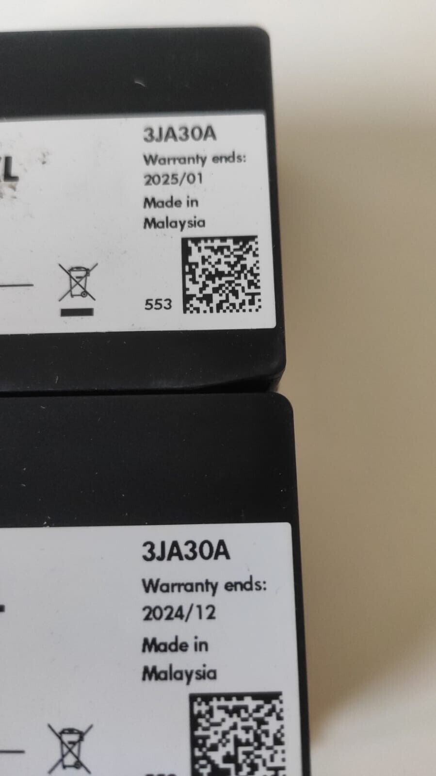 2x Genuine HP 963XL Black Ink Cartridges (NO BOX) 3JA30AE - FREE UK DELIVERY!