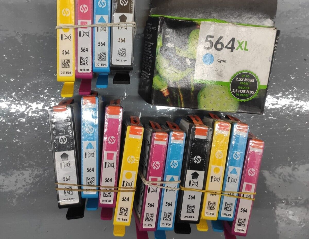 Genuine lot of HP 564 & 564XL Ink Cartridges (15 cartridges!)