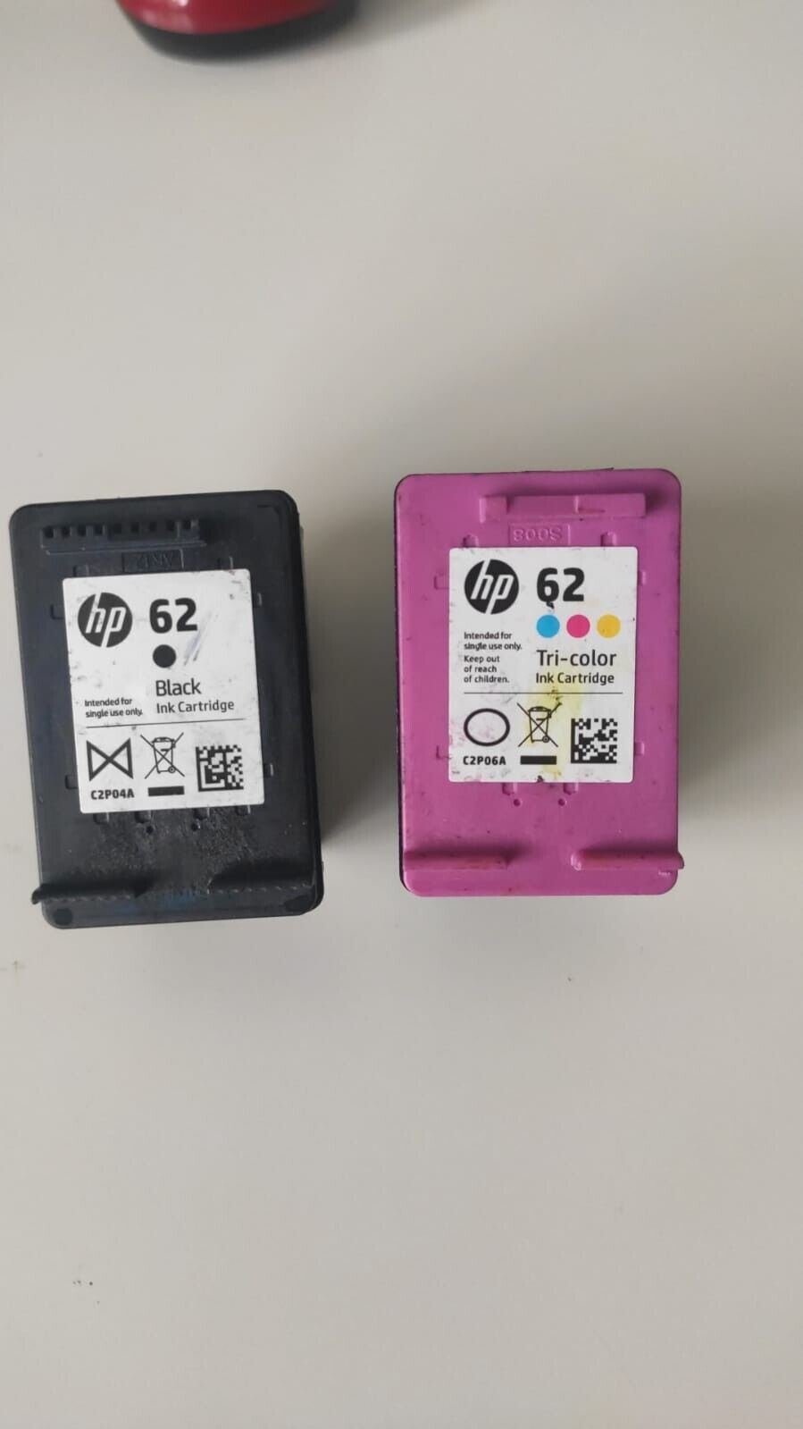 UNBOXED HP 62 Black + Tri-Colour Ink Cartridges - FREE UK DELIVERY! - VAT inc.
