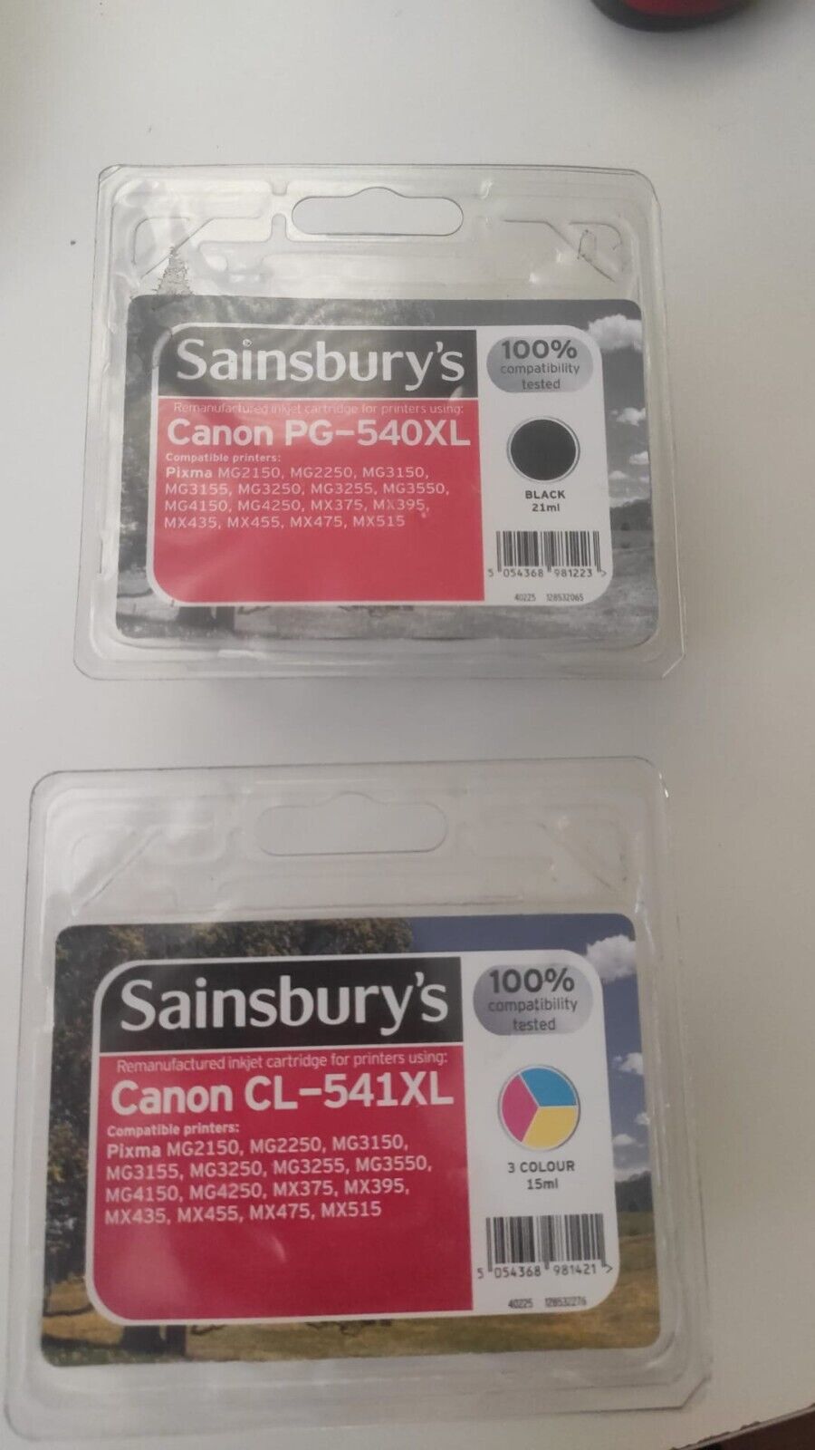 Canon PG540XL Black + CL541XL Colour Remanufactured Ink Cartridges FREE DELIVERY