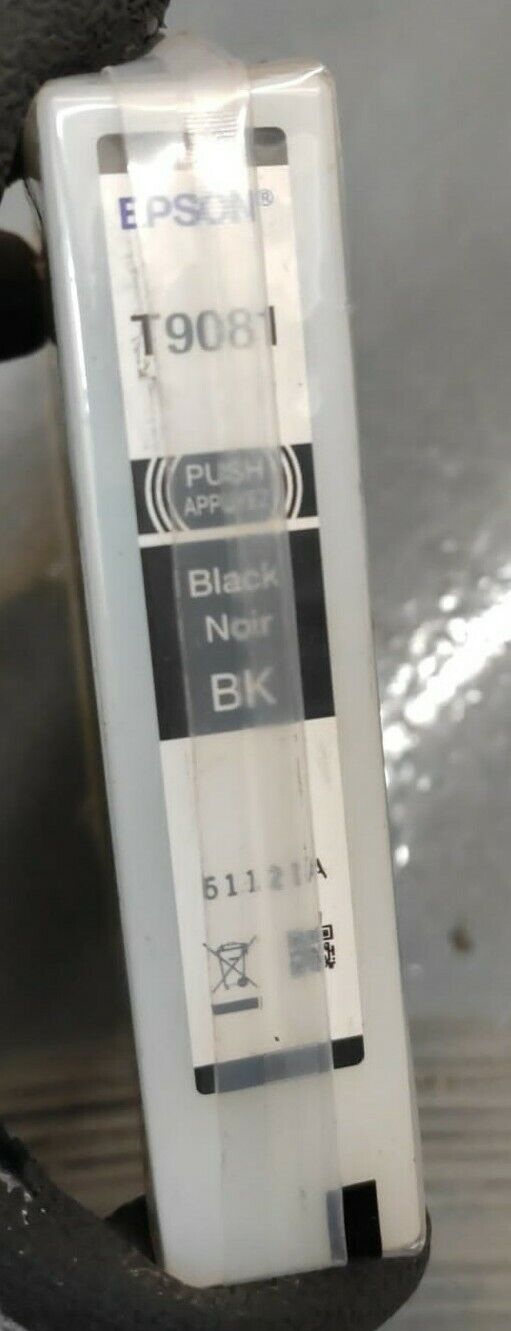 Genuine Epson T9081 XL Black Ink Cartridge for WorkForce Pro WF-6090 WF-6590 VAT