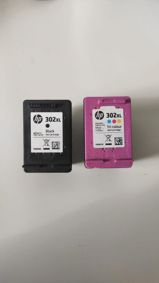 UNBOXED HP 302XL Black & Colour Ink Cartridges - FREE UK DELIVERY! VAT included