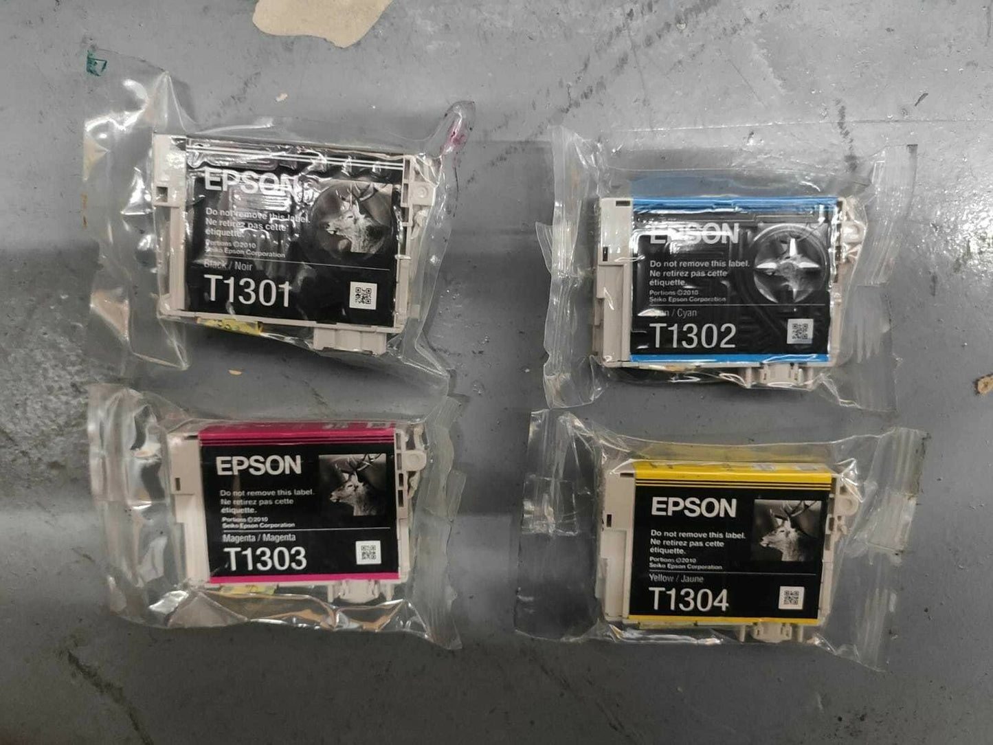 Genuine Epson T1301 Black + T1306 Multipack Stag ink cartridges - FREE DELIVERY!