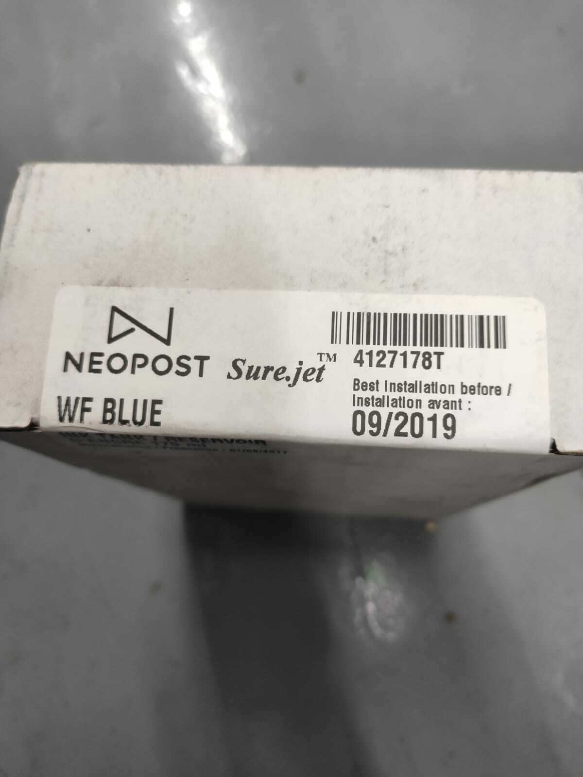 Neopost Surejet Ink WF Blue - 175ml - 4127178T- New & Sealed - FREE UK DELIVERY