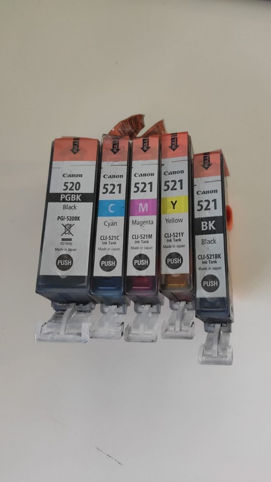 5x UNBOXED Canon PG-520 + CLI-521 Ink Cartridges - FREE UK DELIVERY! VAT inc.