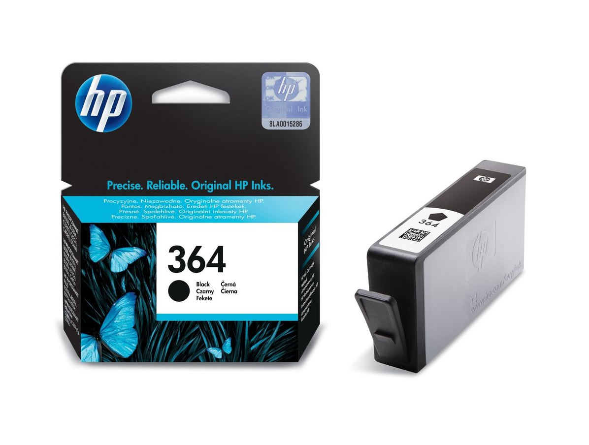 UNBOXED HP 364 Black Ink Cartridge (CB316EE) - FREE UK DELIVERY! VAT included