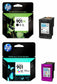 UNBOXED HP 901XL Black & 901 Colour ink Cartridges (CC654A + CC656A)