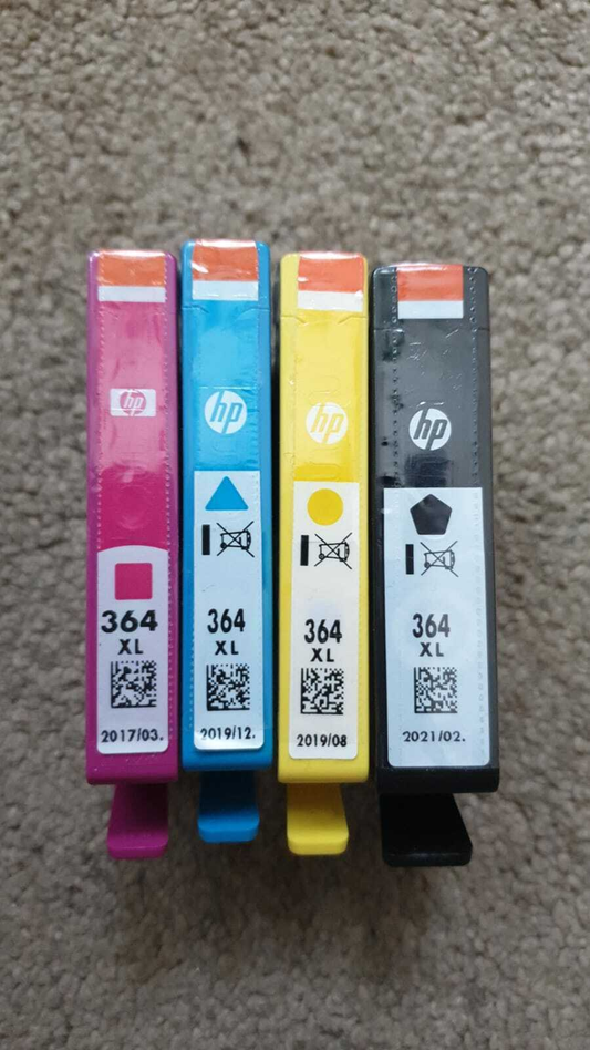 Genuine HP 364XL Black Cyan Magenta Yellow ink cartridges -N9J74AE FREE DELIVERY