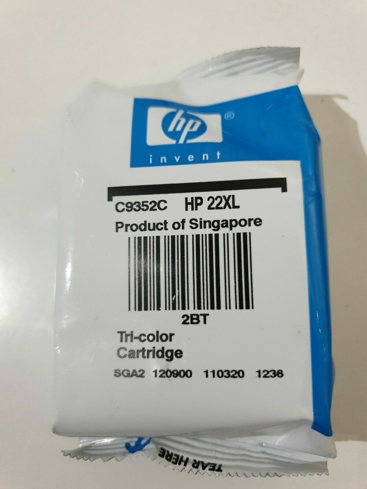 Genuine HP 22XL Colour ink cartridge - C9352C - VAT included - Free UK delivery!