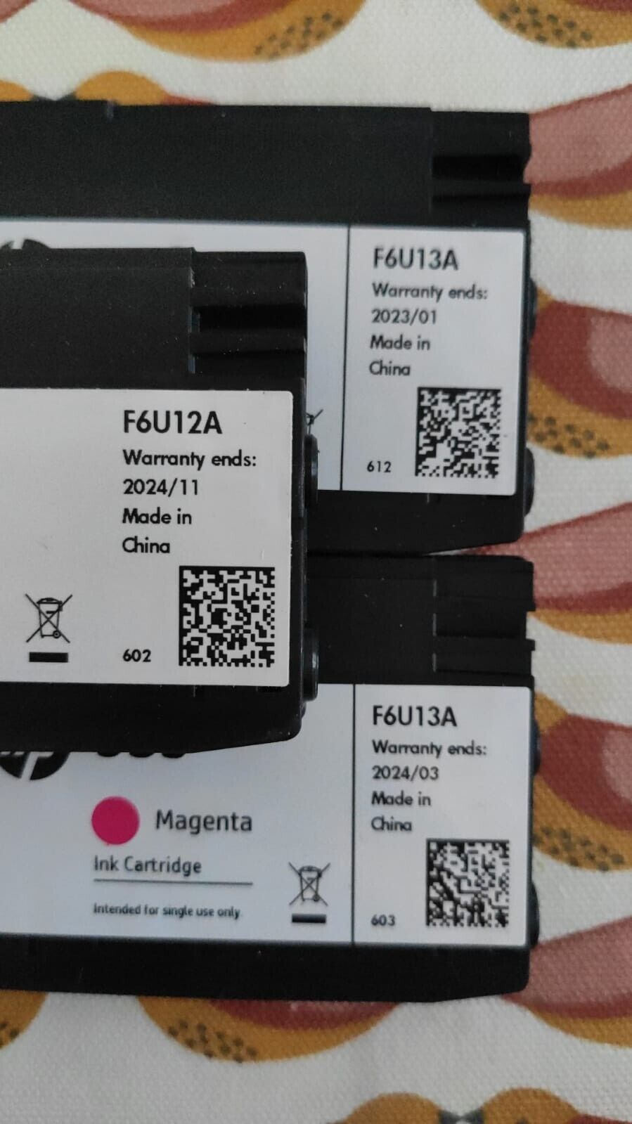 3x Genuine HP 953 ink cartridges (NO BOX) - FREE UK DELIVERY! VAT included