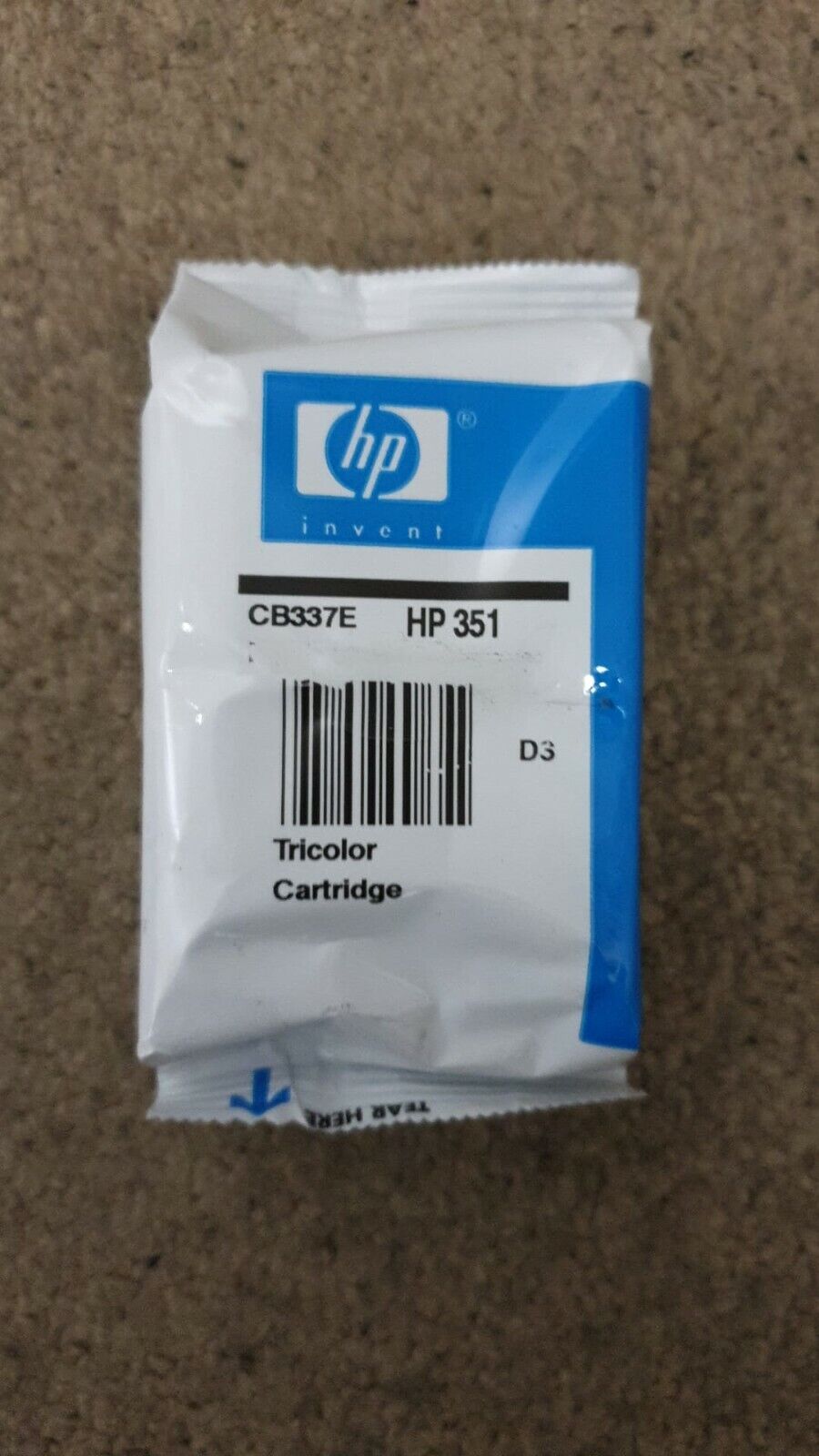 Genuine HP 351 Tri-colour ink Cartridges (CB337E) - FREE UK DELIVERY!