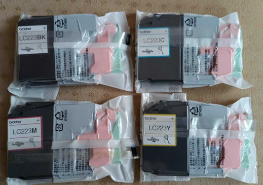 4x Genuine Brother LC223 Ink Cartridges (LC 223) FREE UK DELIVERY! - VAT inc.