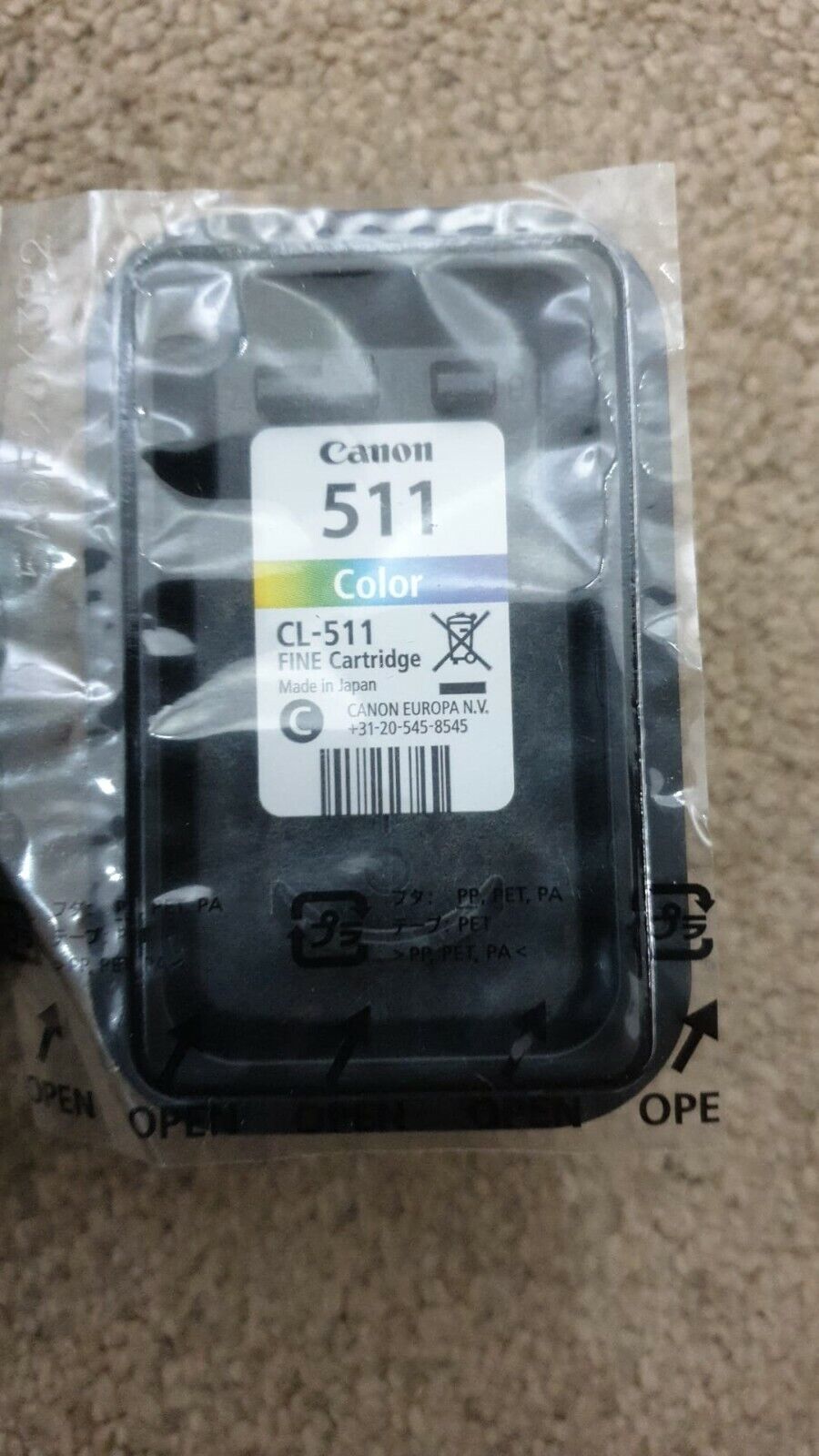 Genuine Canon PG-510 + CL-511 Ink Cartridges - FREE UK DELIVERY - VAT included