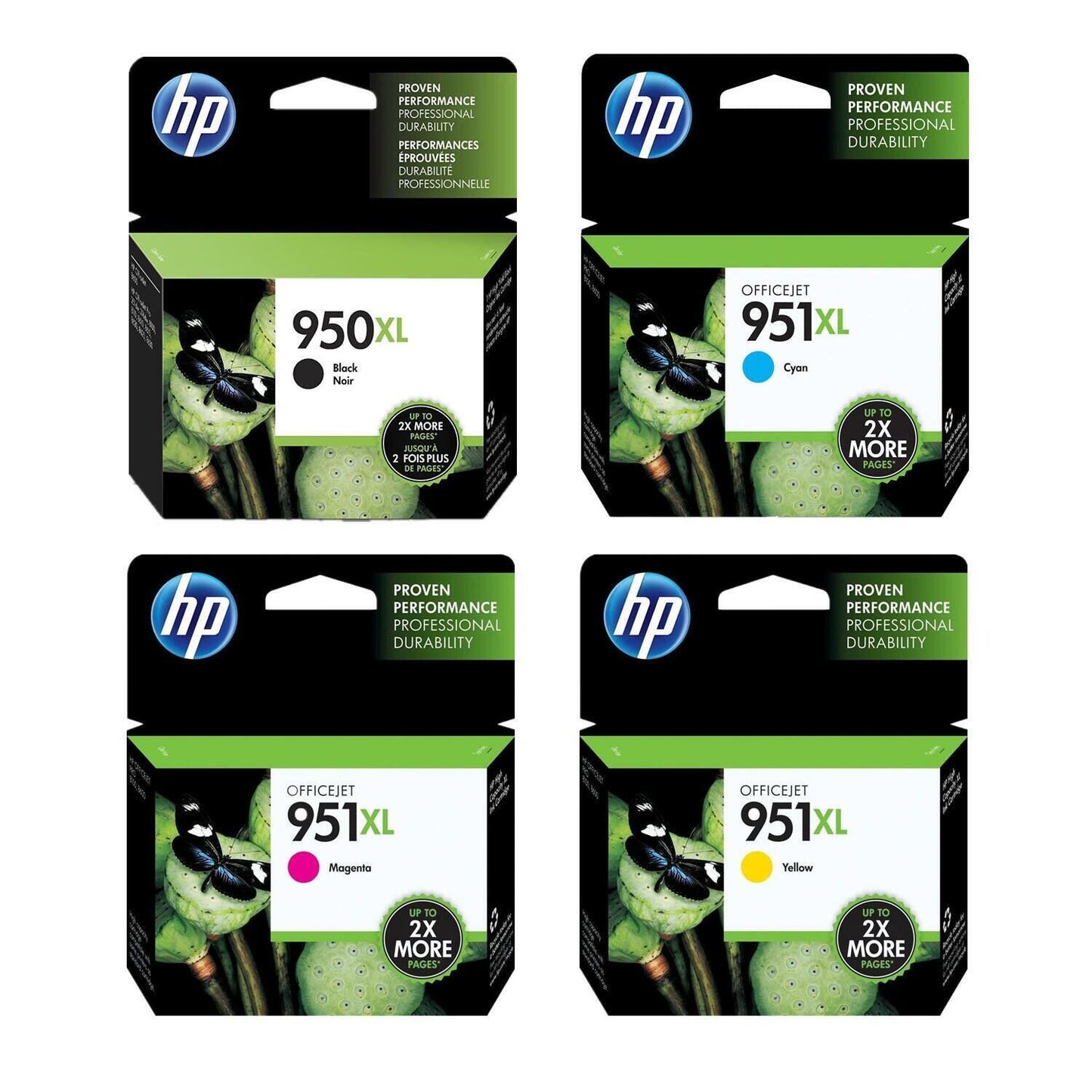 4x UNBOXED HP 950XL + 951XL Multipack Ink Cartridges (C2P43AE) FREE UK DELIVERY