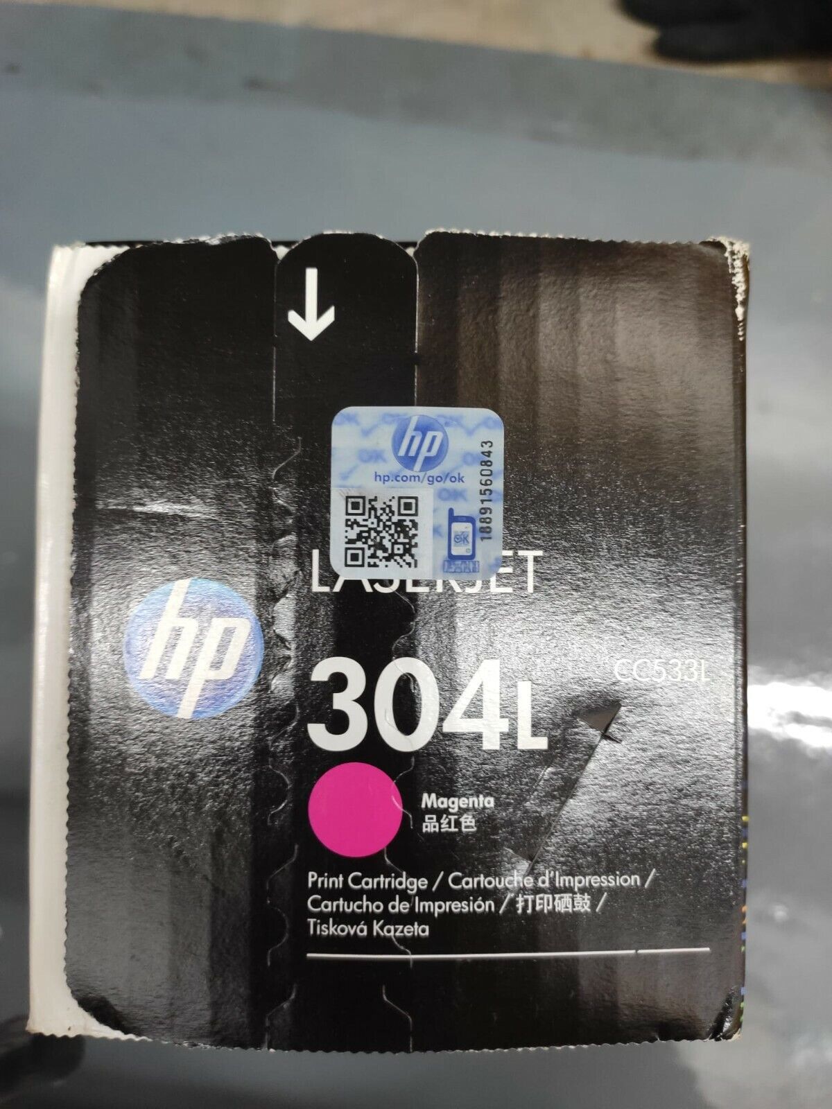 Genuine HP 304A/304L Magenta Toner Cartridge (CC533A) - FREE UK DELIVERY