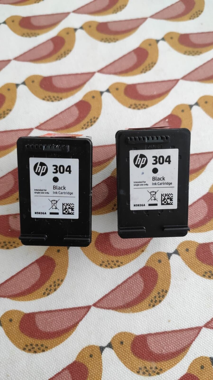 2x UNBOXED HP 304 Black Ink Cartridges (N9K06AE) - FREE UK DELIVERY! - VAT inc