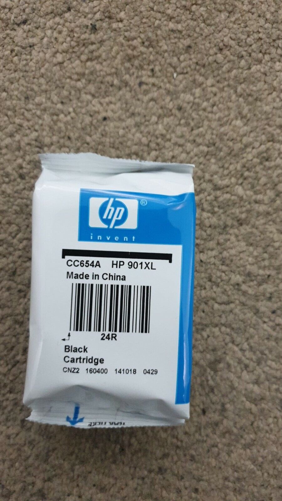 Genuine HP 901XL Black ink Cartridges (CC654A) - FREE UK DELIVERY! VAT inc.