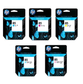 Genuine HP 85 set of 5 Ink Cartridges - C9425A/C9426A/C9427A/C9428A/C9429A - VAT