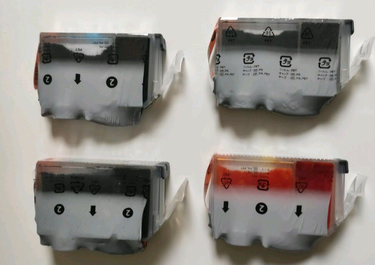 Genuine Canon PGI-5Bk & CLI-8Bk CLI-8C CLI-8Y ink cartridges - VAT included
