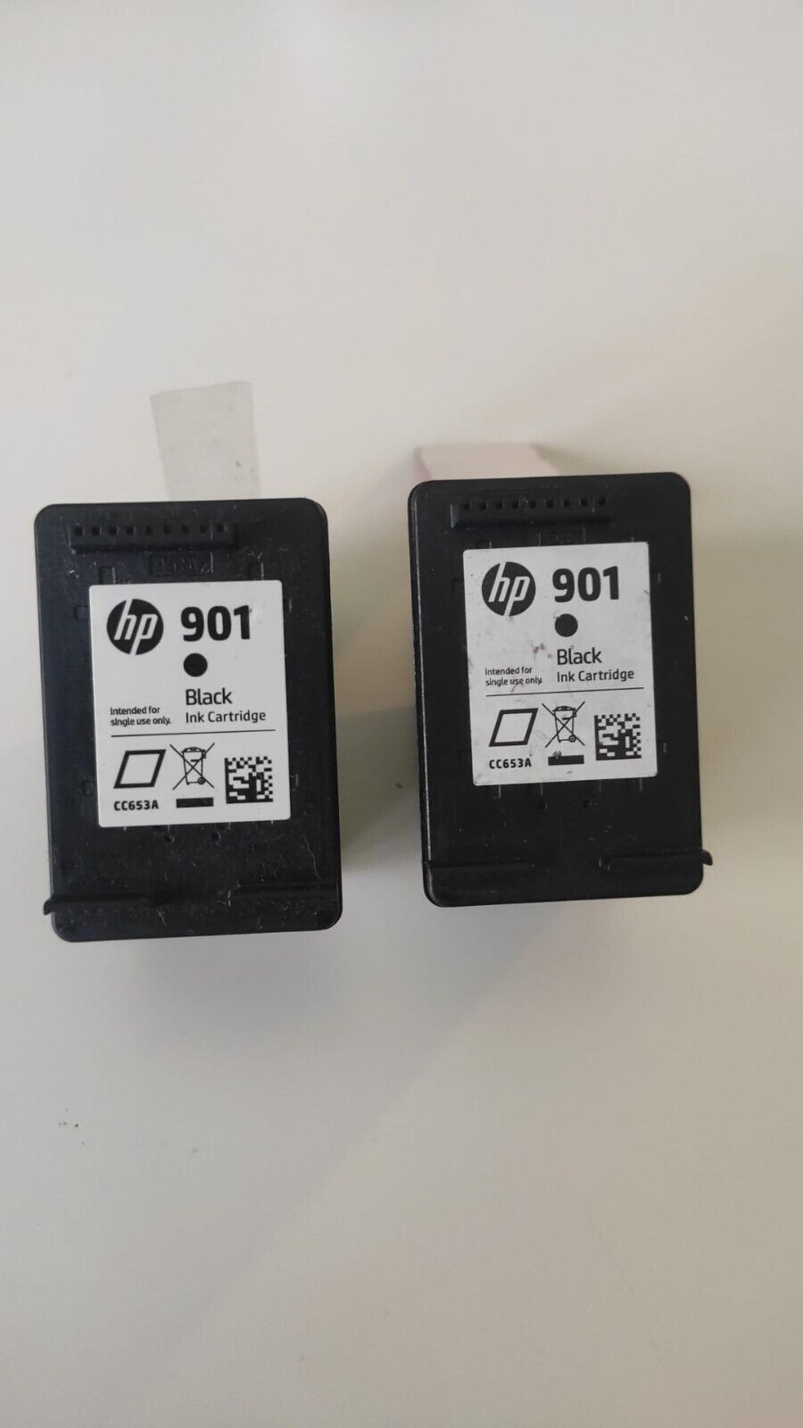 2x UNBOXED HP 901 Black ink Cartridges (CC653A) - FREE DELIVERY! - VAT included