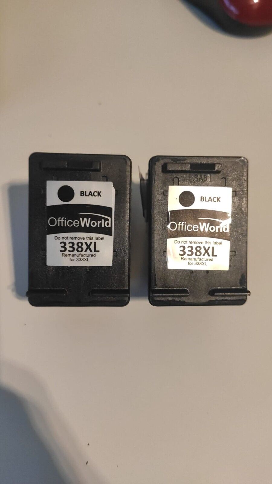 2x HP 338XL Black Remanufactured Ink Cartridges - FREE UK DELIVERY! - VAT inc.