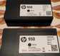 2x Genuine HP 950 Black ink cartridges (NO BOX) - CN049AE - FREE UK DELIVERY!
