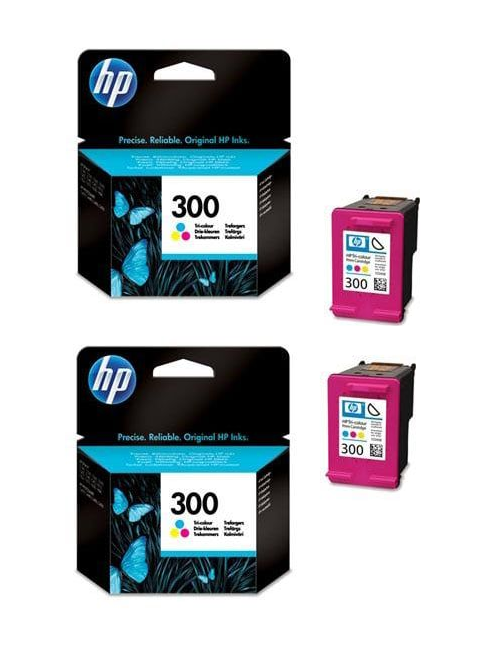 2x UNBOXED HP 300 Colour ink cartridges (CC643EE) - FREE UK DELIVERY! VAT inc.