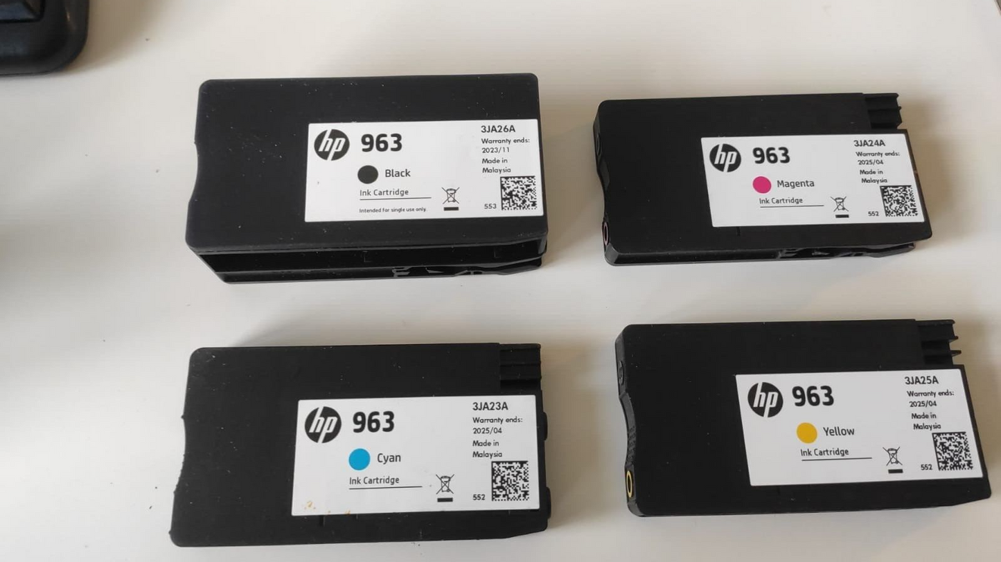 4x Genuine HP 963 Ink Cartridge Multipack (NO BOX)  - FREE UK DELIVERY! VAT inc.