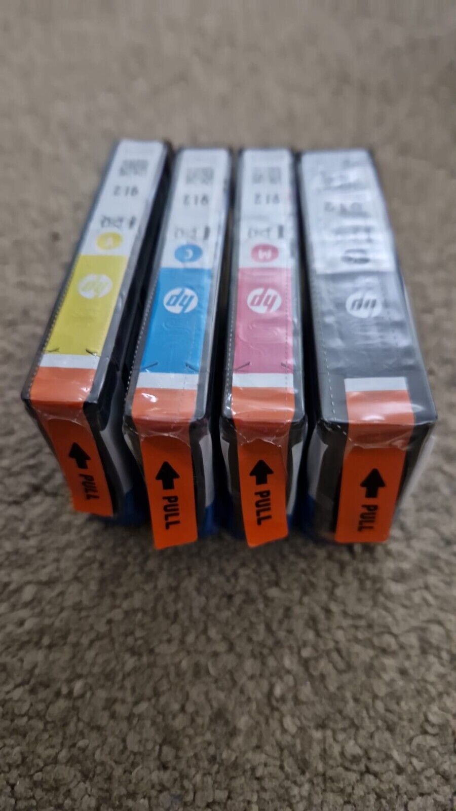 4x Genuine HP 912 Black Cyan Magenta Yellow Ink Cartridges - FREE UK DELIVERY!