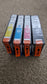 4x Genuine HP 912 Black Cyan Magenta Yellow Ink Cartridges - FREE UK DELIVERY!