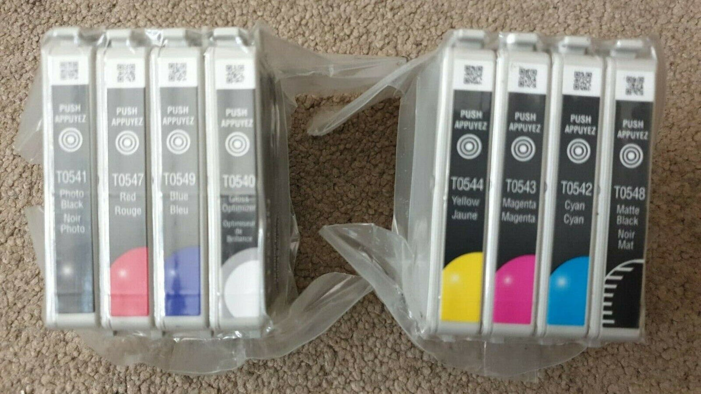Genuine Epson T0540 T0541 T0542 T0543 T0544 T0547 T0548 T0549 ink cartridges