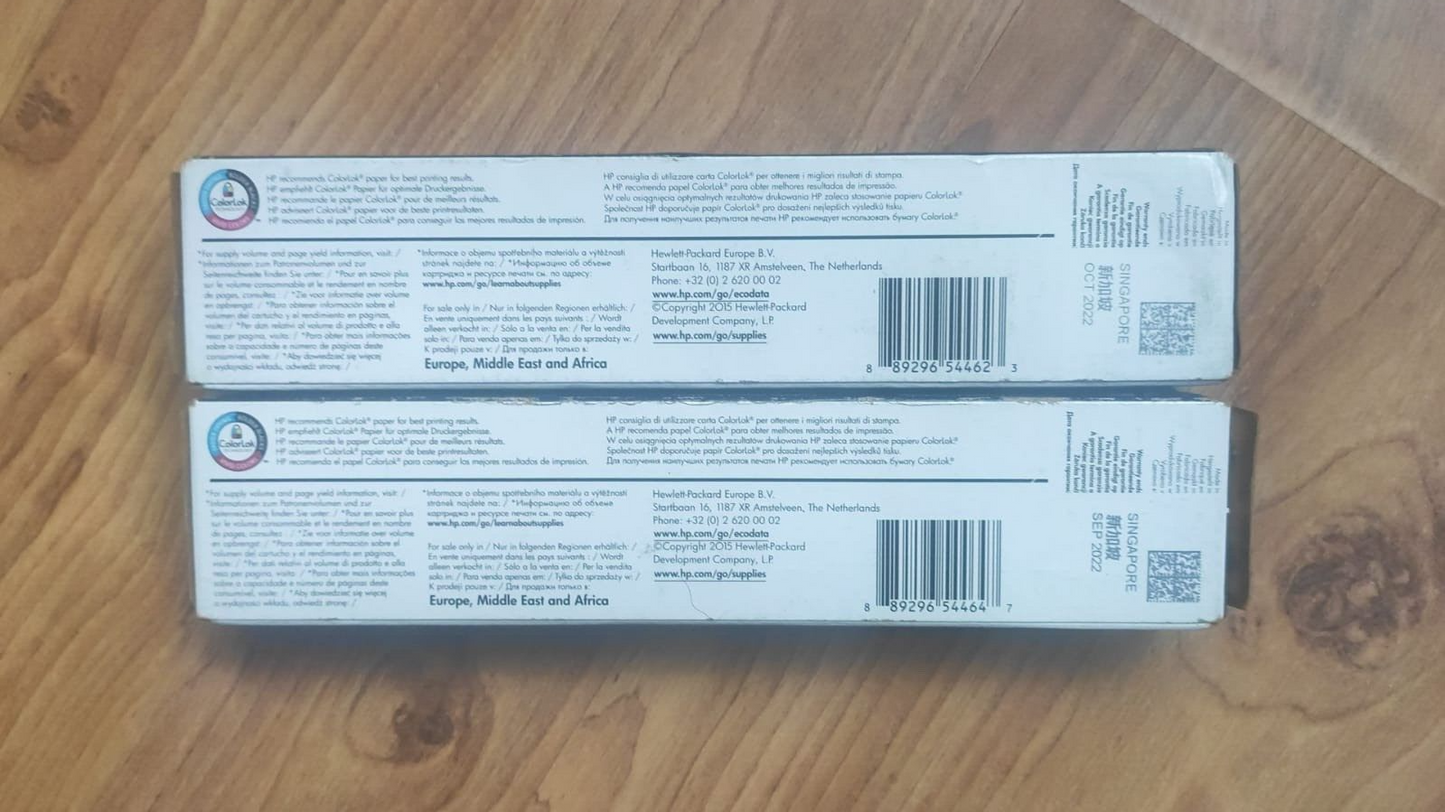 Genuine HP 913A Cyan + Yellow Ink Cartridges (F6T77AE F6T79AE) FREE UK DELIVERY