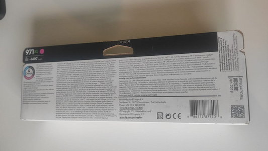 Genuine HP 971XL Magenta ink cartridges - FREE UK DELIVERY! VAT inc.