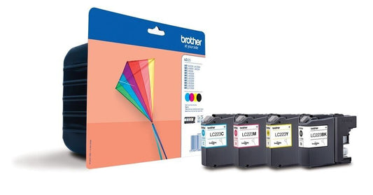4x Genuine Brother LC223 Ink Cartridges (LC 223) FREE UK DELIVERY! - VAT inc.