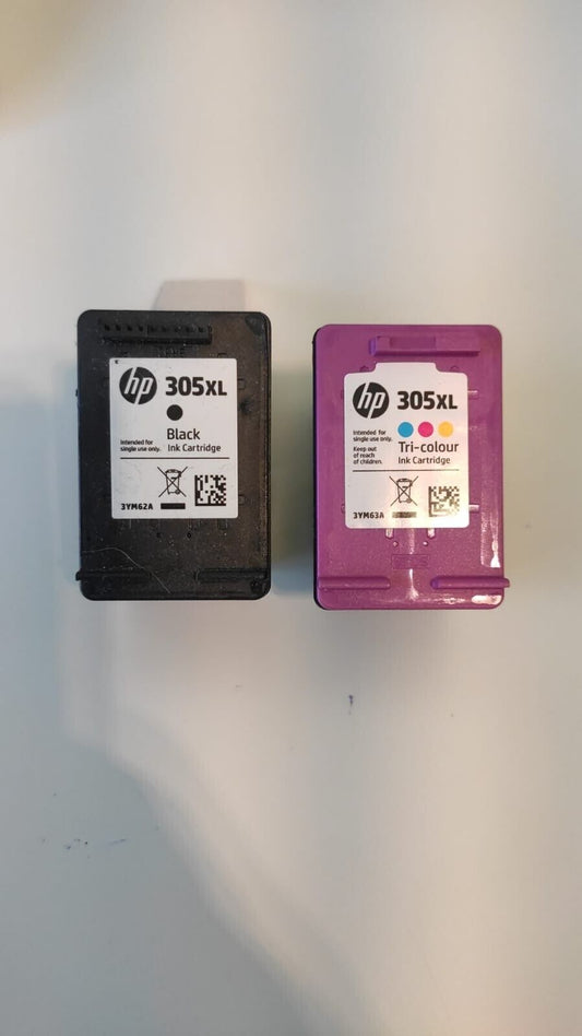 UNBOXED HP 305XL Black & Colour Ink Cartridges (3YM62AE + 3YM63AE) FREE DELIVERY