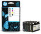 4x Genuine HP 932 + HP 933 ink cartridges multipack (NO BOX) - FREE UK DELIVERY!