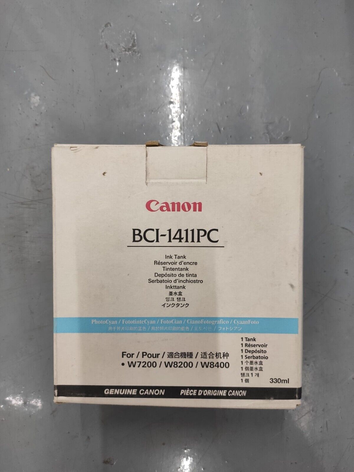 Genuine Canon BCI-1411PC Photo Cyan Ink Cartridge - FREE UK DELIVERY - VAT inc.