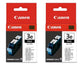 2x Genuine Canon BCI-3e Black Ink Cartridges - FREE UK DELIVERY!