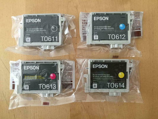 Genuine Epson T0615 Ink Cartridges Teddy Stylus DX3800 DX4200 DX4800