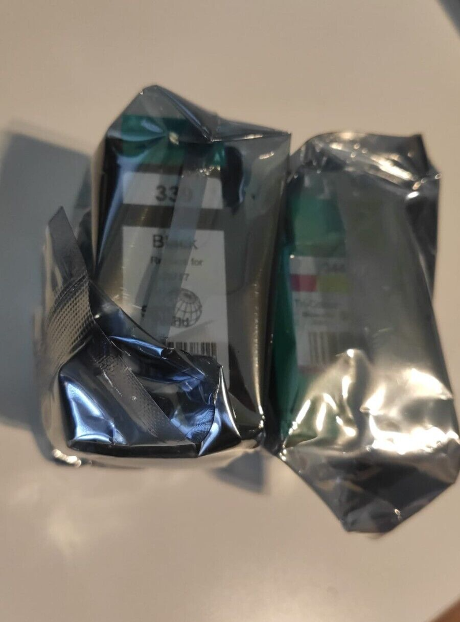 HP 339 Black & HP 344 Colour Remanufactured Ink Cartridges - FREE UK DELIVERY!