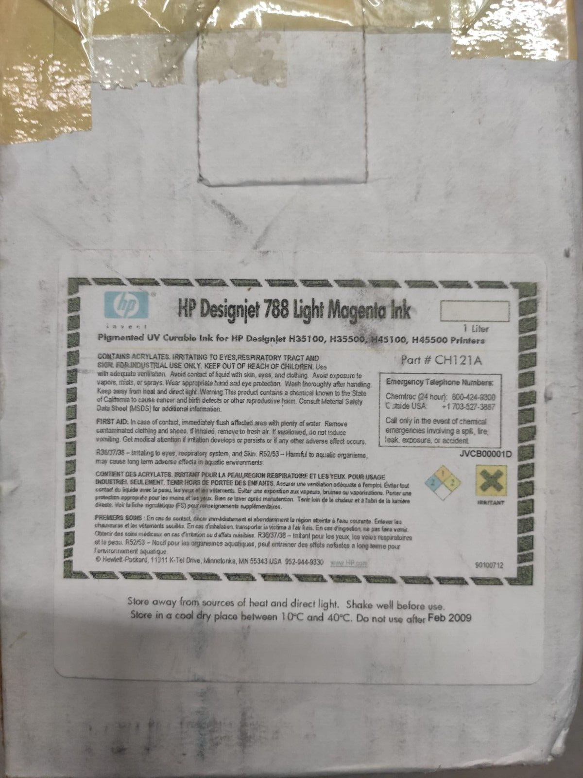 Genuine HP 788 Light magenta ink cartridge - DESIGNJET H35000 FREE UK DELIVERY!
