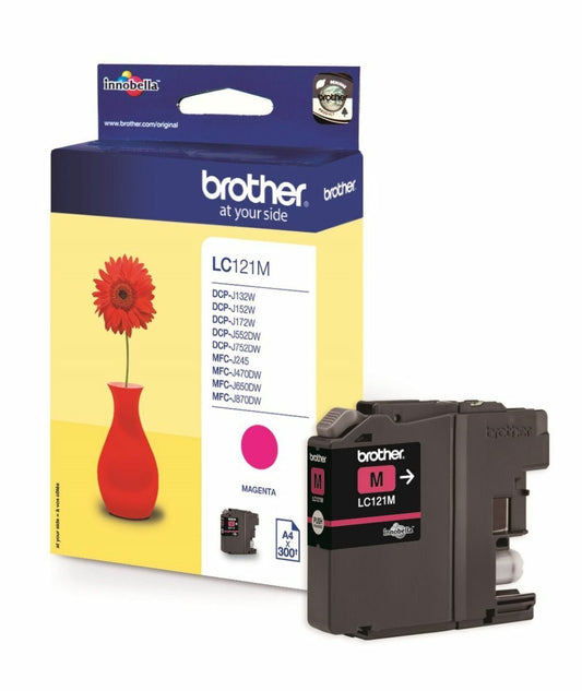 Genuine Brother LC121 Magenta Ink Cartridges - FREE DELIVERY! VAT included